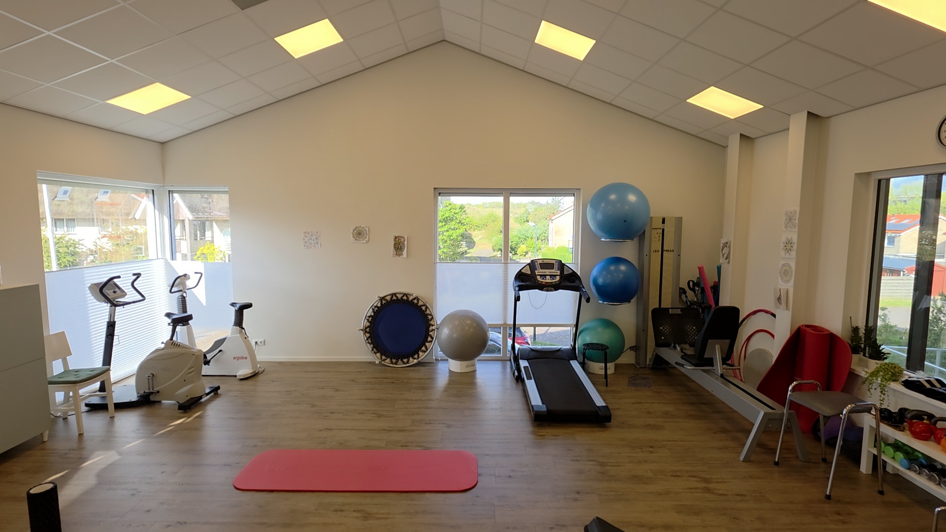 De privé trainingsstudio op Vlieland